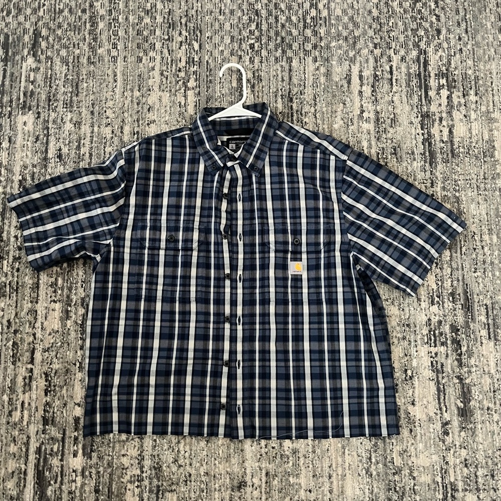 Blue Carhartt Button Up - image 1